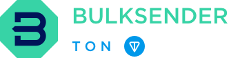 Bulksender for TON Blockchain